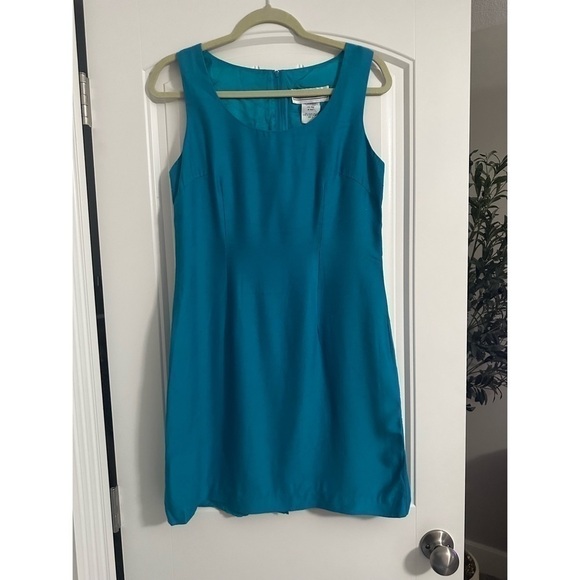 Jessica Howard Dresses & Skirts - Jessica Howard dress textured rayon blend teal size 12 mini lined formal…​​
